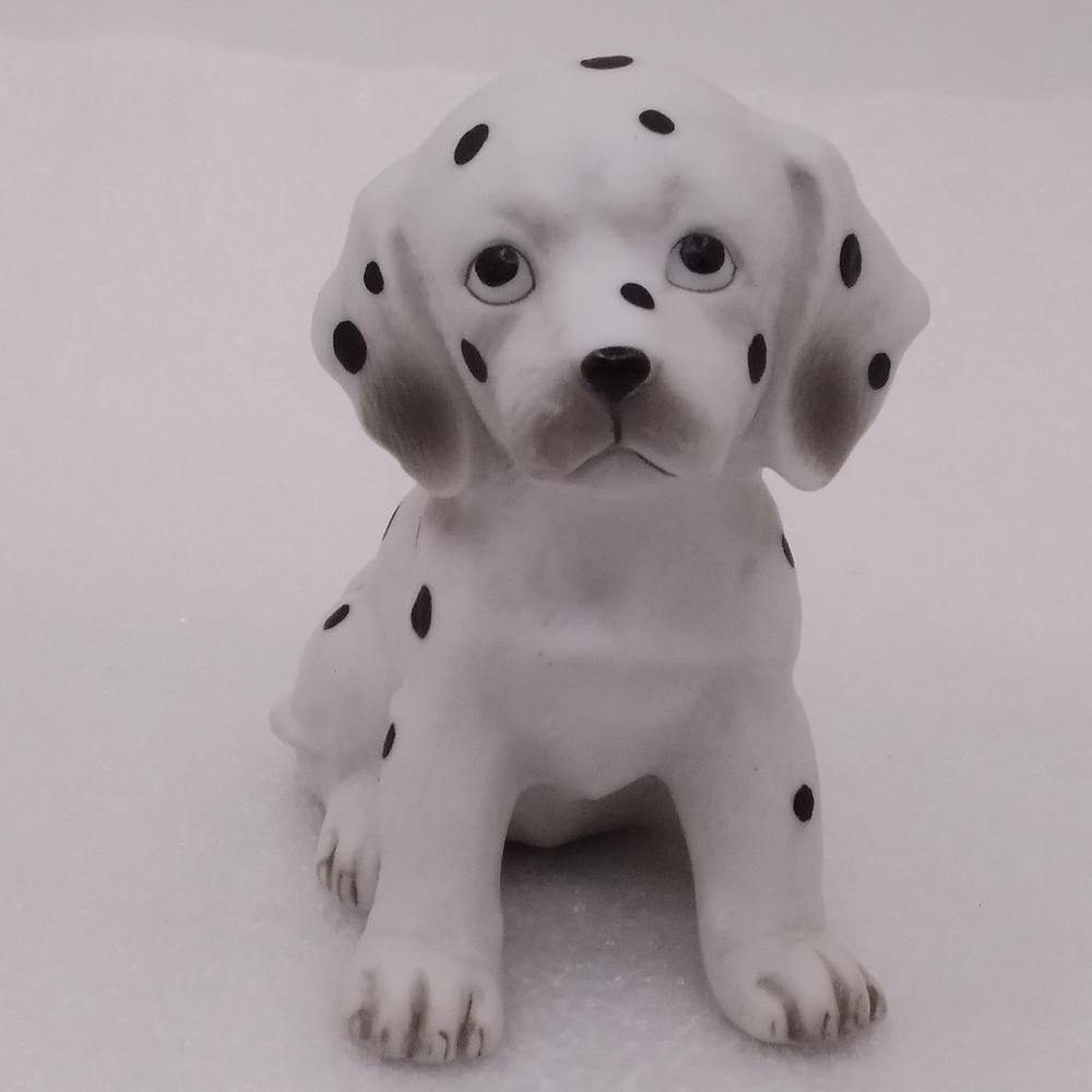 Homco Dalmatian Puppy Dog Figurine #1467 White with Black Spots ~3" tall - Picture 9 of 10